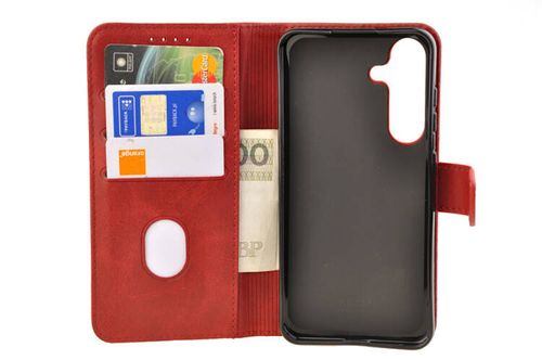 Etui portfel Wallet do Samsung Galaxy S24 Plus / S24+ czerwony na Arena.pl