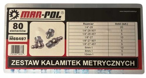 zestaw kalamitek metrycznych 80sz. na Arena.pl