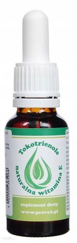 Tokotrienole w płynie naturalna witamina E 20ml 550 kropli Proved na Arena.pl