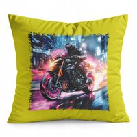 PODUSZKA ŻÓŁTA PREZENT - MOTOR MOTOCYKL