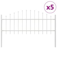 Ogrodzenie Ogrodowe Biały 850 x 75 cm