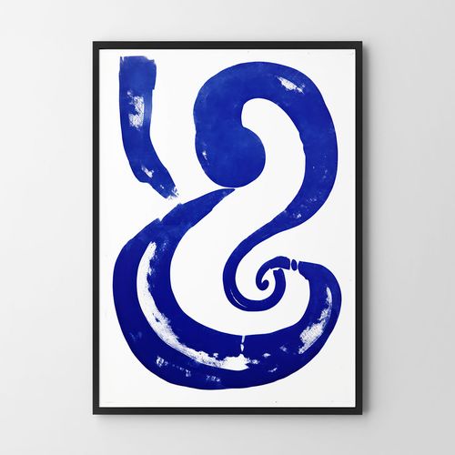 Plakat niebieski zawijas 70x100 cm na Arena.pl