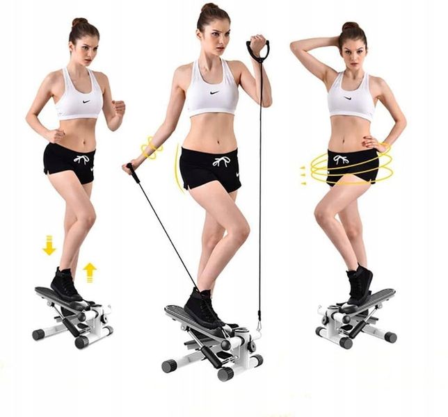 STEPPER STEPER PROSTY Z LINKAMI DO ĆWICZEŃ LICZNIK LCD REGULACJA zdjęcie 4