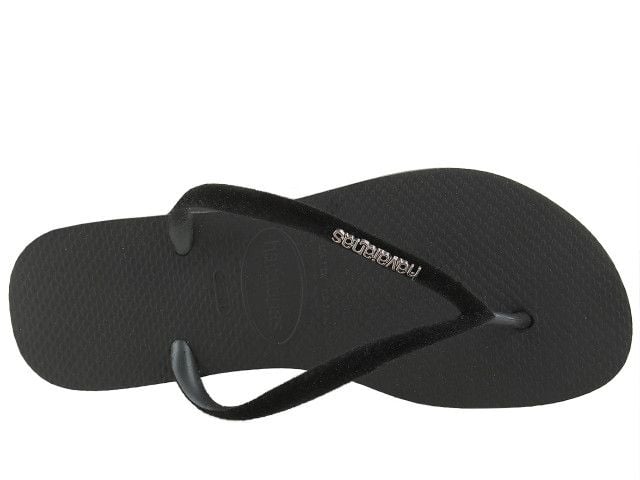 havaianas slim velvet black