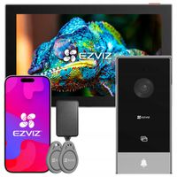 Wideodomofon WiFi EZVIZ HP5 Brama Furtka 2-żyły Aplikacja mobilna Breloki