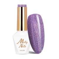 Lakier hybrydowy LED/UV Gel Polish Molly Nails Winter Crystalize Nr 224 8g