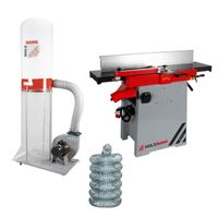 Strugarko grubościówka wałem spiralnym wyrówniarka 2,2 kW  Odciąg do trocin