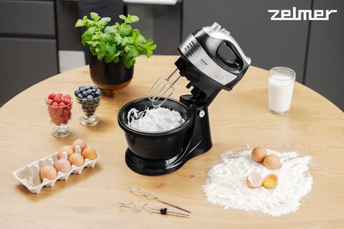 MIKSER RĘCZNY ZELMER LEKKI ROBOT KUCHENNY Z MISĄ 2,5L 4 KOŃCÓWKI TURBO na Arena.pl