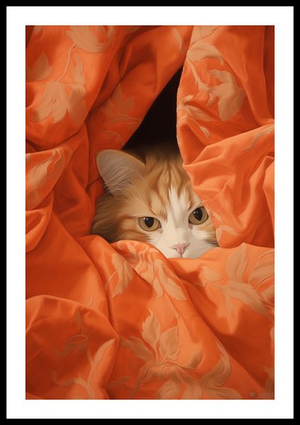 Plakat 40x60cm Ukryty Kot zdjęcie 3