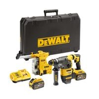 młotowiertarka flexvolt 54v 30mm sds-plus 2*9.0ah - dw dch335x2