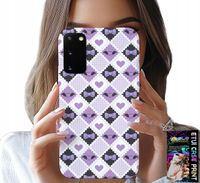 ETUI DO SAMSUNG GALAXY S20 - MODNE SERCA KOKARDKI KOKARDA + FOLIA