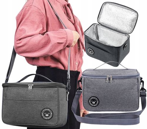 Torba Lunch Box Duża Termiczna Jedzenie Śniadanie na Arena.pl