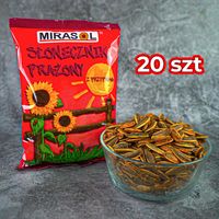Słonecznik Mirasol z przyprawami 150g Prażony, Świeży, Duże ziarna, Turecki