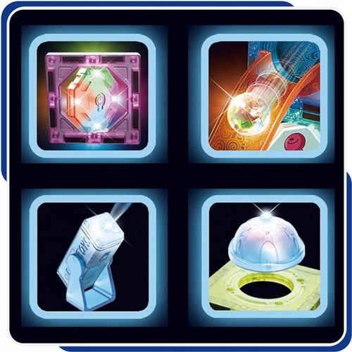 KLOCKI MAGNETYCZNE ŚWIĘCĄCE TOR KULKOWY KLOCKI KONSTRUKCYJNE KULODROM 202EL na Arena.pl