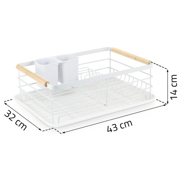 Suszarka do naczyń MS-600 Massido biała zdjęcie 10