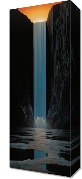 Obraz 20x50cm Wodospad Światła zdjęcie 1