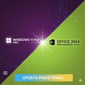 Dożywotni pakiet: Win 11 PRO + Office 2024. F-ra VAT. Okazja!