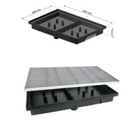 Wycieraczka z kratą Ocynk Komplet - Doskonała