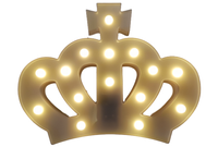 Lampka LED KORONA CROWN 15 led 29 cm na baterie 3D