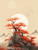 Plakat 60x80cm Szepty Wiatru