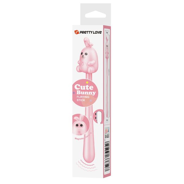 Cute Bunny, Flirting Stick, 7 Vibration Functions, Magnetic Usb Charging zdjęcie 11