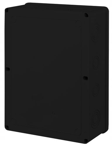 CZARNA PUSZKA INSTALACYJNA HERMETYCZNA ELEKTRYCZNA OBUDOWA 280X210X74 na Arena.pl