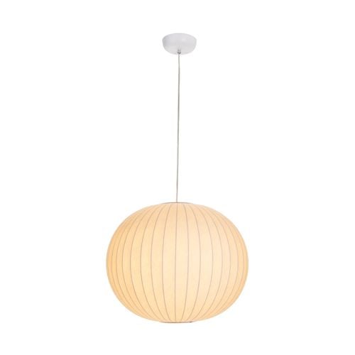 Lampa wisząca SILK biała 50 cm na Arena.pl