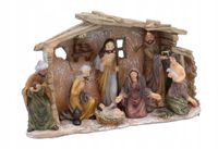 SZOPKA BOŻONARODZENIOWA KAMIENNA Z FIGURAMI