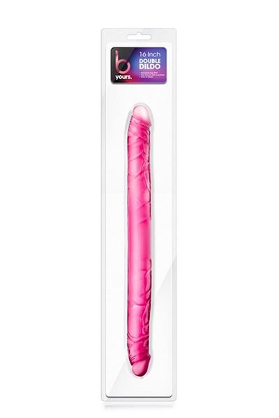 B Yours 16Inch Double Dildo Pink zdjęcie 1