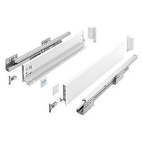 Szuflada AXIS PRO, L-250, Niska, H-86, Biały, 40 kg