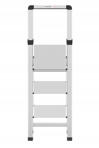 Schodki składane aluminiowe HAILO DK40 BasicLine, 3 stopnie, super wąskie na Arena.pl