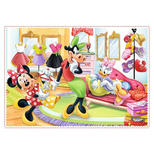 Puzzle 4W1. Minnie Z Przyjaciółmi na Arena.pl