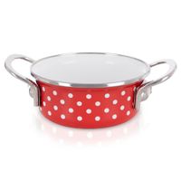 Garnek emaliowany TECKA 14 cm, 600 ml