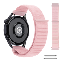 Pasek do Amazfit BIP 5 opaska nylon bransoleta różowy solidny watch 22mm