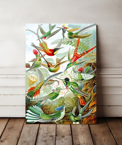Obraz na płótnie rajskie ptaki kompozycja 50x70 cm na Arena.pl