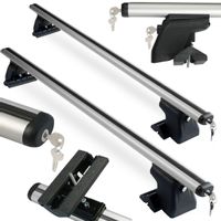 Uniwersalny bagażnik bazowy na punkty montażowe AMOS C-15 PLUS Belki Aluminiowe 130cm