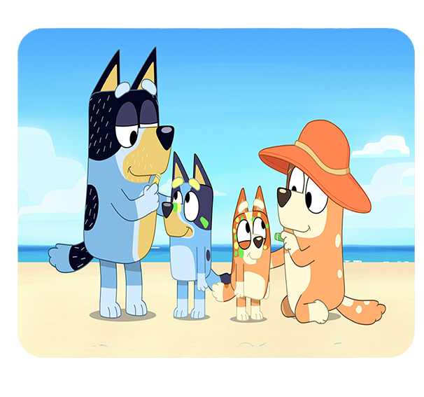 Podkładka pod myszkę Bluey zdjęcie 1