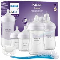 Philips Avent Natural Response zestaw 5 butelek smoczek szczotka SCD838/12
