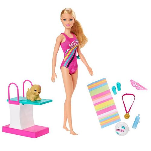 Barbie Pływaczka Lalka na Arena.pl