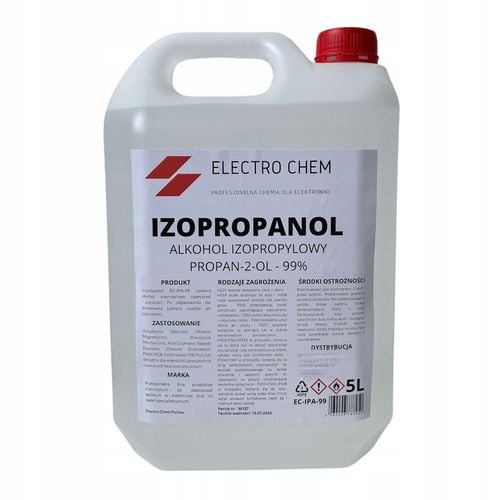 ALKOHOL IZOPROPYLOWY IZOPROPANOL IPA 99 - 5L na Arena.pl