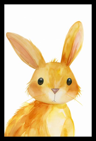 Plakat 20x30cm Słodki Zajączek zdjęcie 2