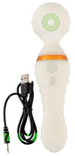 podwójny masażer różdżka wibrator 19 cm 9 trybów na Arena.pl