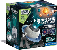 PLANETARIUM INTERAKTYWNY PROJEKTOR GWIAZD RZUTNIK LED APLIKACJA CLEMENTONI