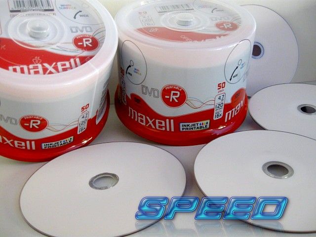 Płyty MAXELL DVD-R do nadruku BIAŁE printable 100 zdjęcie 8