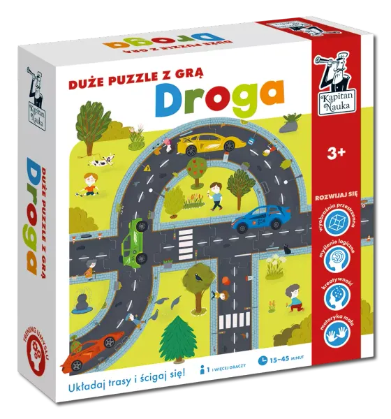 Droga. Duże puzzle z grą zdjęcie 1