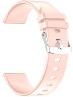 Pasek silikonowy do Smartwatcha 22 mm RÓŻOWY RNCE40 SW010 KW19 PS1D