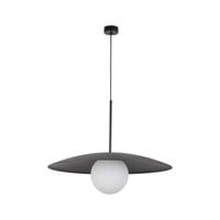 lampa wisząca slate black glass 10637 tk lighting