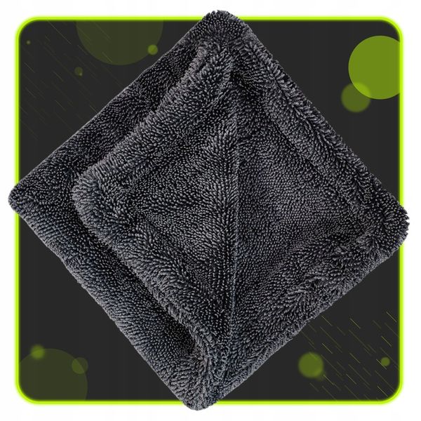 PUSZYSTY GRUBY RĘCZNIK Z MIKROFIBRY DO OSUSZANIA LAKIERU SAMOCHODU 1200GSM zdjęcie 4