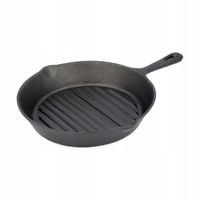 Patelnia do Grillowania Smażenia Żeliwna na Indukcję Gaz Grilla ORION 24 cm