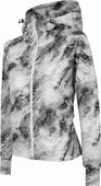 4F Bluza damska rozpinana BLD018 XS, biały allover